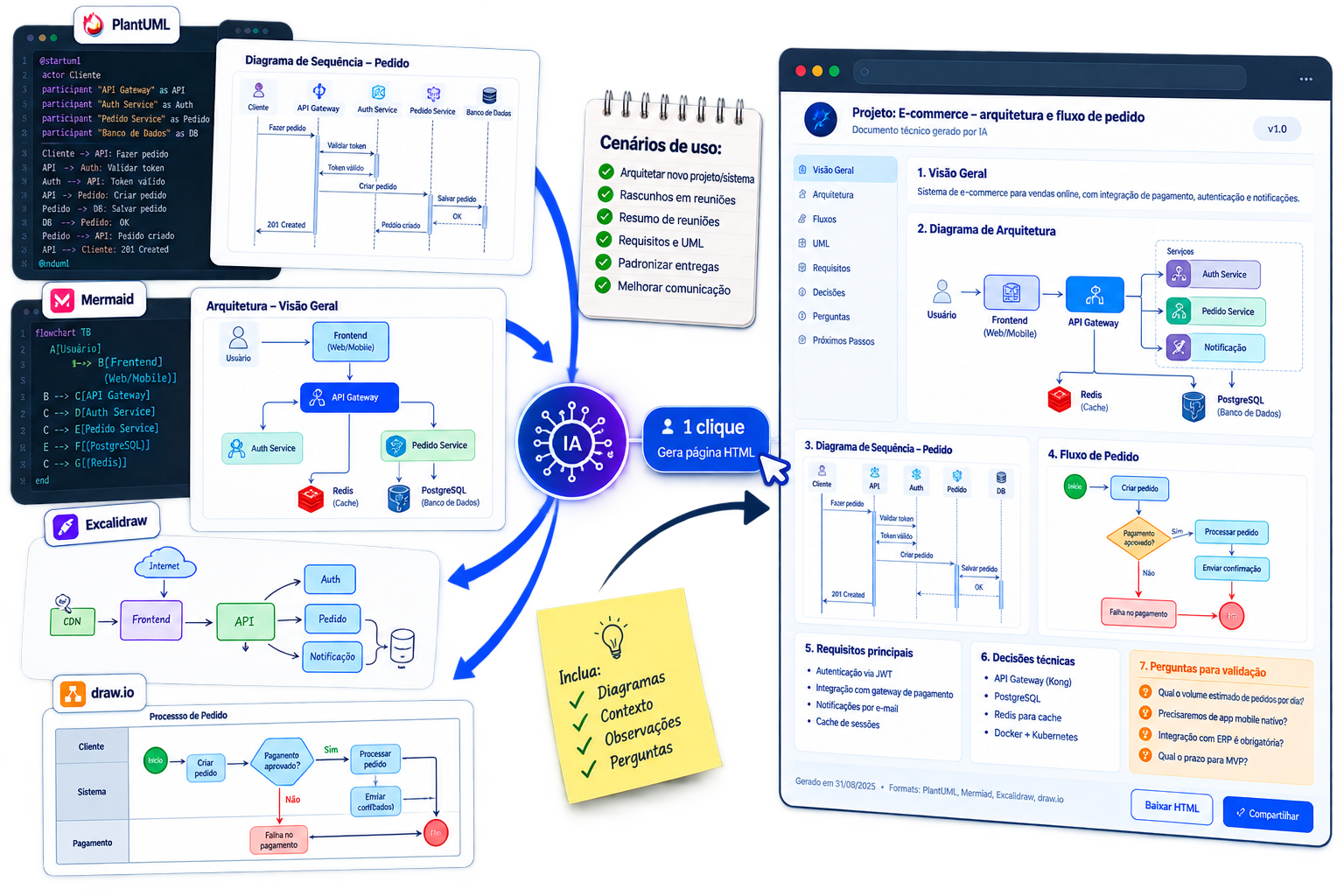 Modelagem e diagramas de alto nível