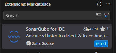 Extensão do SonarQube